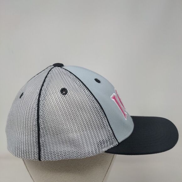IGH Fitted Trucker Hat Gray L/XL Embroidered Pro Model Mesh Pacific Headwear - Picture 4 of 8